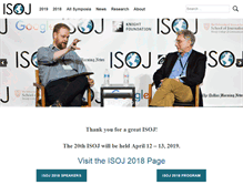 Tablet Screenshot of isoj.org